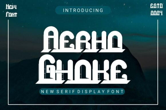 Aerho Ghoke Font: Bold Serif Design for High-Impact Visual Storytelling