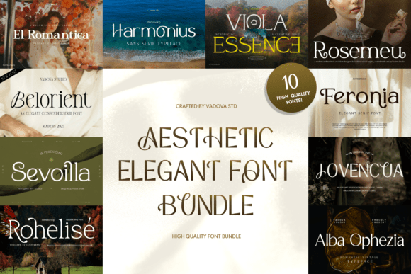 Aesthetic Elegant Bundle for Sophisticated Web Design