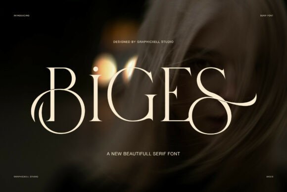 Biges: The Soft Serif Typeface for Elegant Display Typography