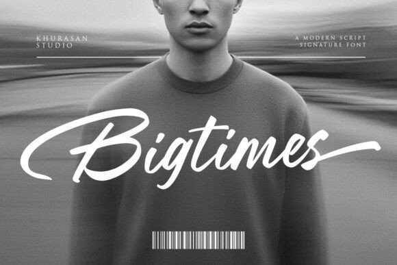 Bigtimes Script Handwritten Font for Organic Brand Identity