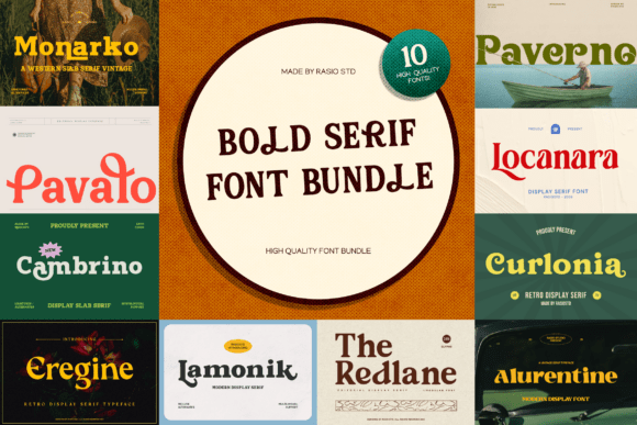 Bold Serif Bundle: Premium Typeface for Professional Brand Identity