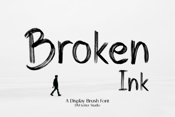 Broken Ink: The Bold Display Typeface for Scroll-Stopping Campaigns