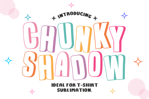 Chunky Shadow: The Bold 3D Typeface for Handmade Brands