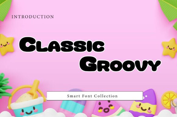 Classic Groovy: A Retro Bubble Typeface for Bold Branding