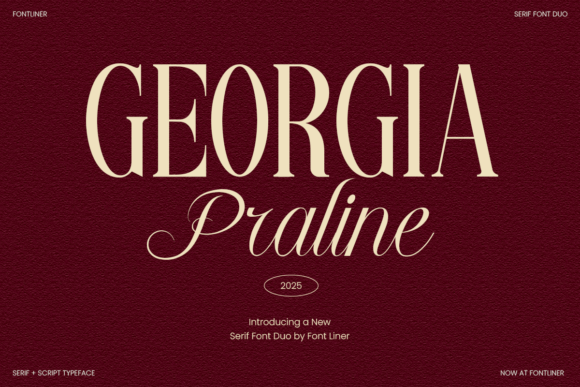 Georgia Praline: A Sophisticated Serif Duo