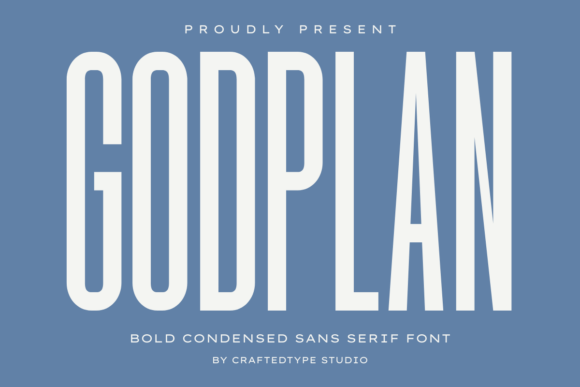 Godplan Condensed Sans Serif Typeface Review