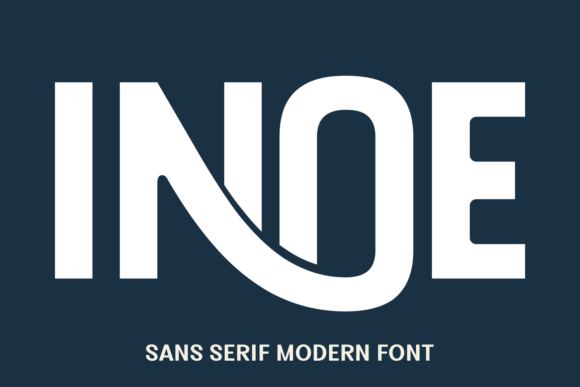 Inoe Typeface: Modern Sans Serif Fonts for Handmade Branding