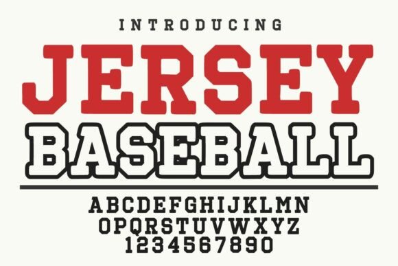 Jersey Baseball Typeface Review: Bold Varsity Typography for Editorial Design