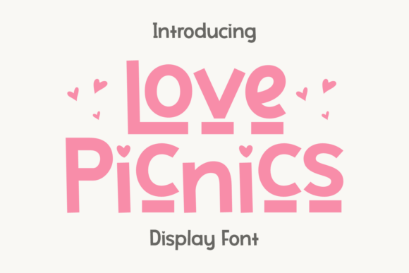 Love Picnics: The Holiday Display Font for Festive Branding