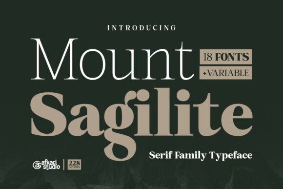 Mount Sagilite Typeface Review: Elevating Brand Identity with Modern Serif Elegance