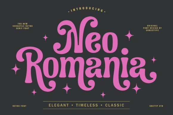 Neo Romania: A Timeless Serif Typeface for Modern Web Design