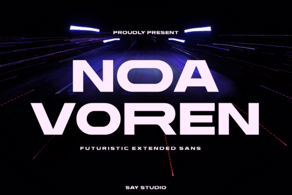 Noa Voren: The Futuristic Extended Sans Serif for Bold Brand Identity