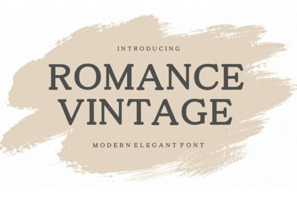Romance Vintage: A Sophisticated Serif Review