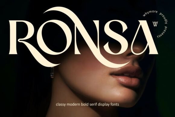 Ronsa: The Bold Serif Typeface for High-Impact Campaign Design