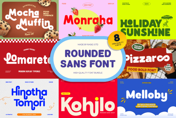 Rounded Sans Bundle: The Playful Typeface for Handmade Brands
