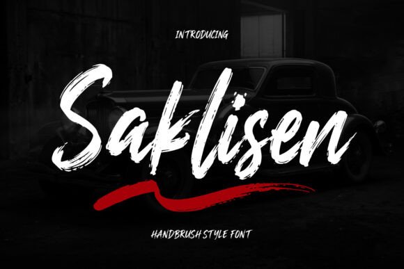 Saklisen: The Bold Handbrush Typeface for High-Impact Campaigns