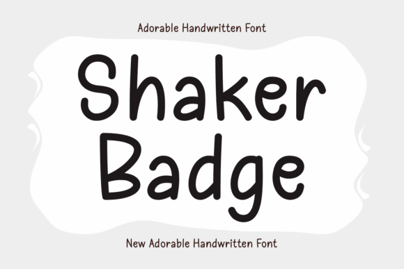 Shaker Badge Typeface Review: A Casual Script for Brand Identity