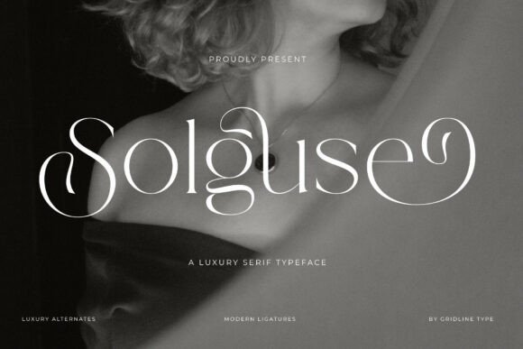 Solguse: A Luxury Serif Typeface for High-End Brand Identity