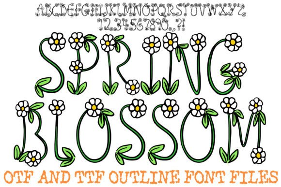 Spring Blossom Font Review for Handmade Branding