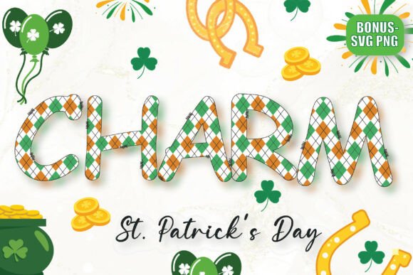St Patrick s Day Charm Font for Editorial Design