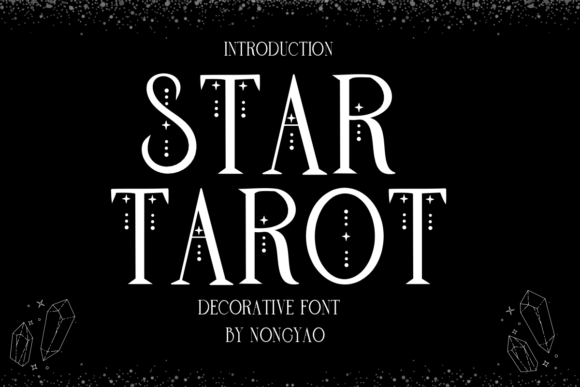 Star Tarot Review: A Decorative Font for Boutique Branding