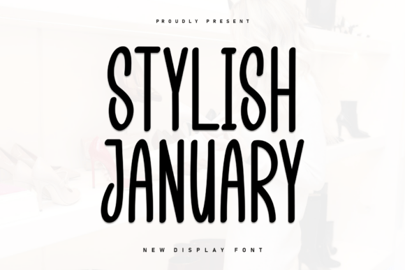 Stylish January: The Perfect Handwritten Display Font for Modern Web Design