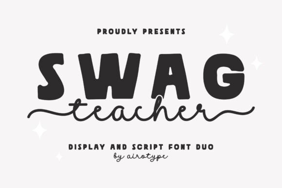 Swag Teacher Typeface Review for Festive Campaign Design