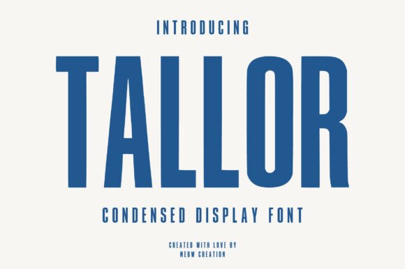 Upgrade Your Brand Identity with the Tallor Typeface
